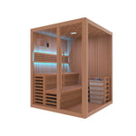 5–6 Person Traditional Red Cedar Indoor Sauna – IC43-8000-TRA iComfort
