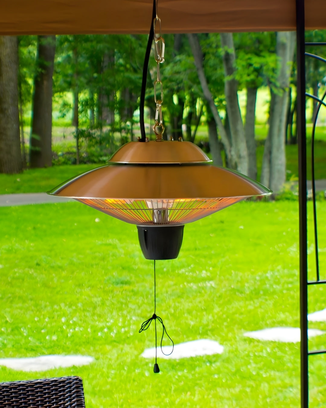 Chauffage de tonnelle électrique infrarouge suspendu EnerG+