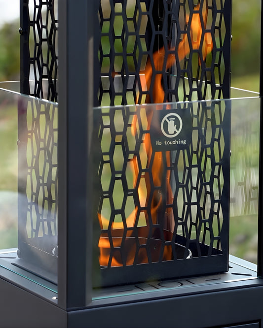 EnerG+ Outdoor Wood Pellet Patio Heater Standing