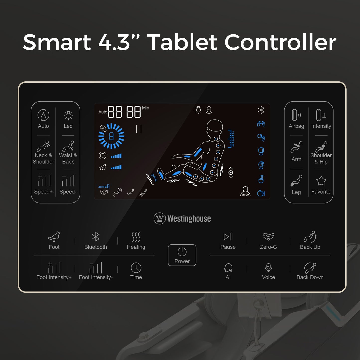 iComfort 5-6 Person Infrared Sauna IC43-7000 & Westinghouse Massage Chair WES41-5000