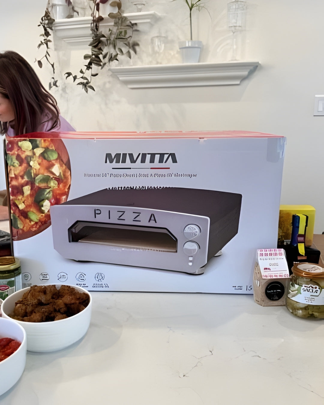 Four à pizza électrique 13" extérieur/intérieur MI-PIZZA par Mivitta