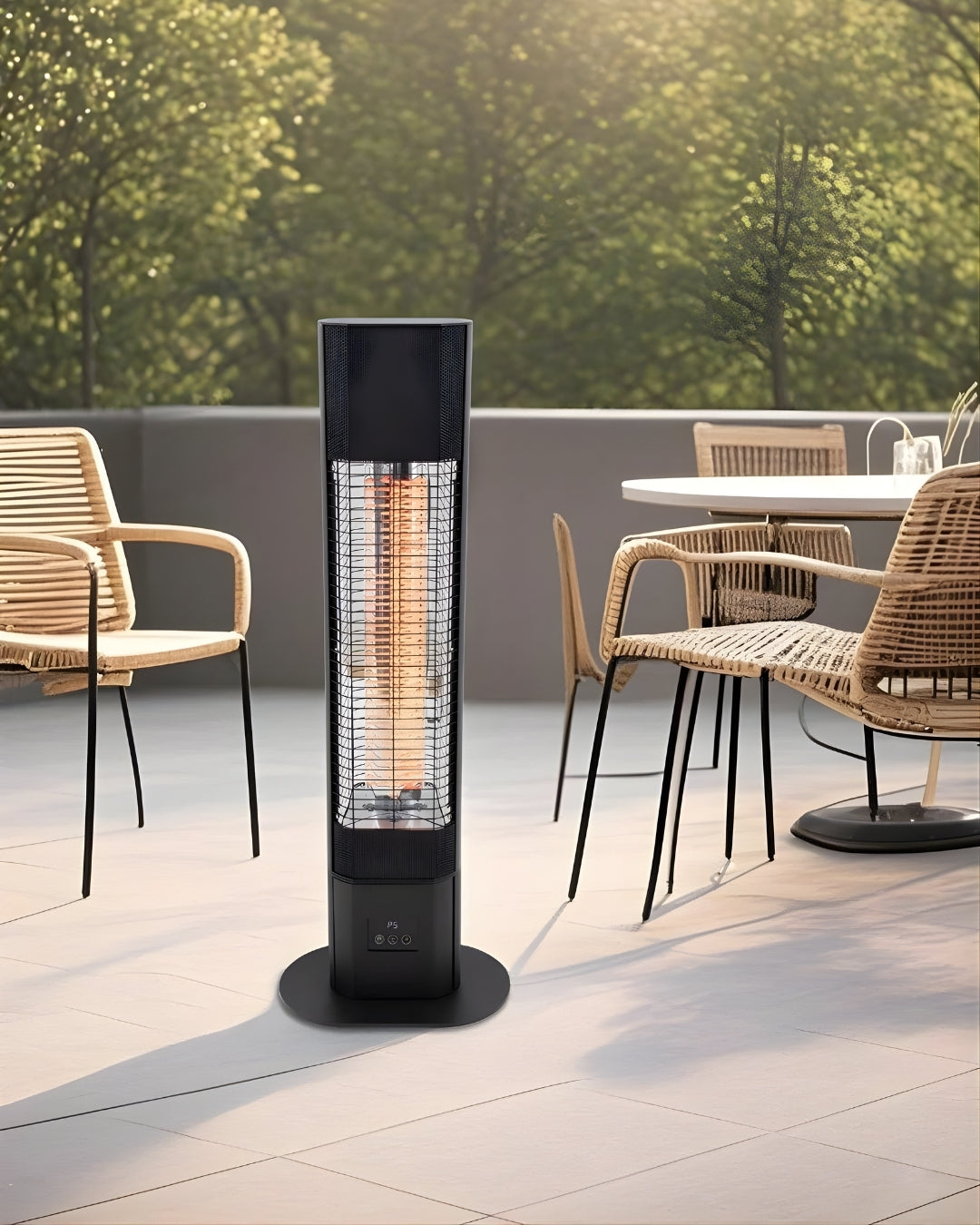 EnerG+ 5,100 BTU Outdoor Floorstanding Infrared Electric Heater HEA-1848