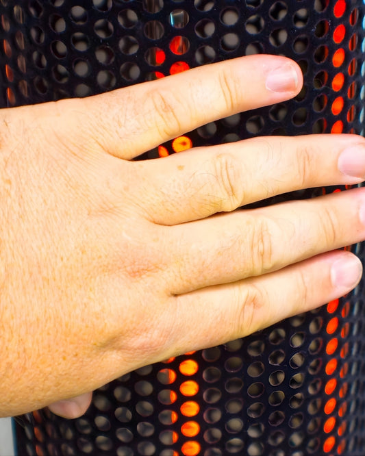 EnerG+ HEA-115J88-Gold Bistro Electric Infrared Heater Table