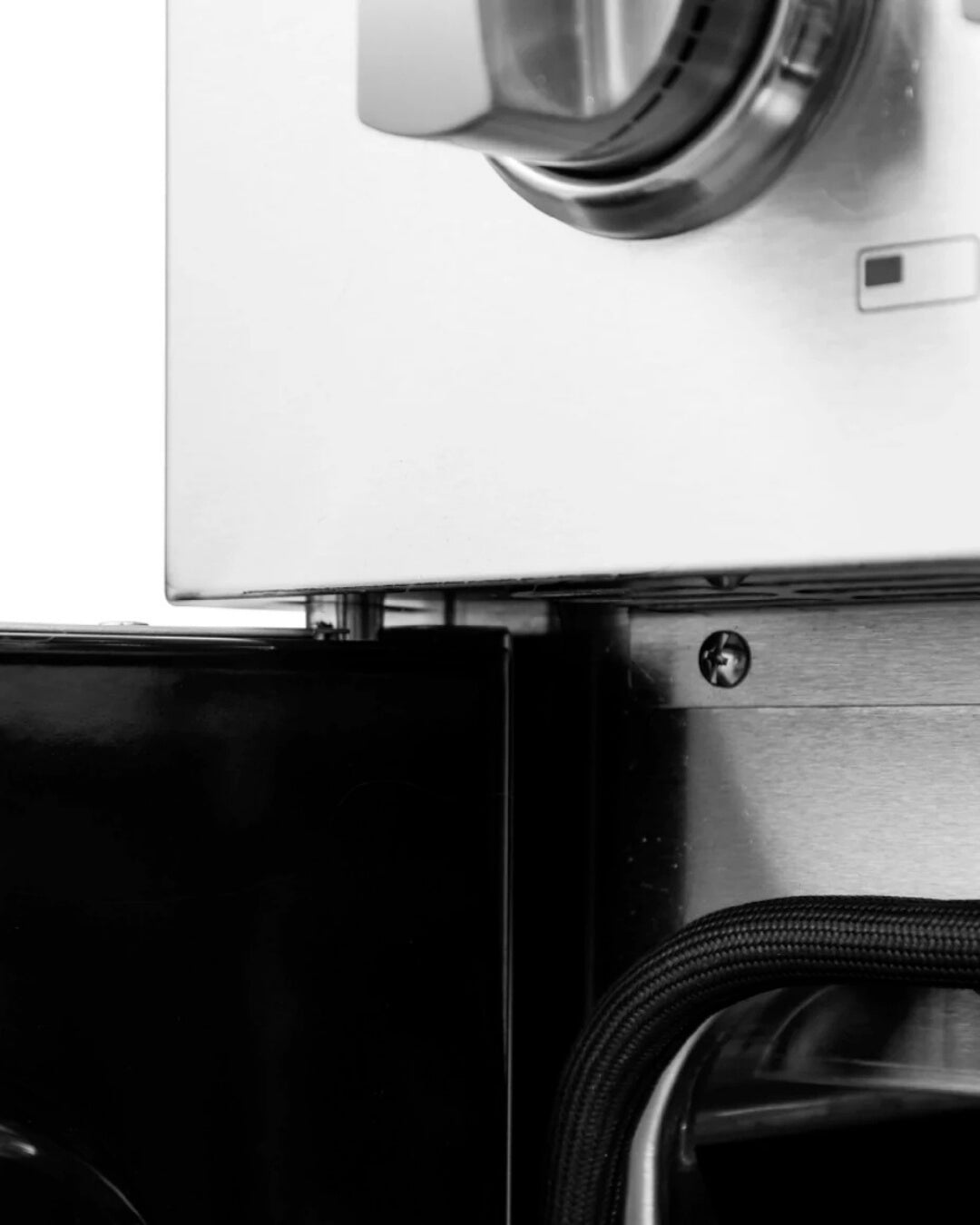 FORNO Galiano Cuisinière biénergie autoportante à porte française de 36 po