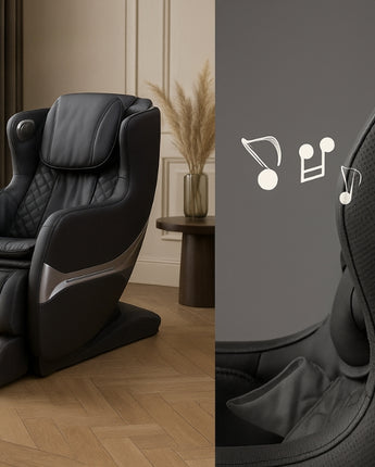Fauteuil à massage noir iComfort IC1127