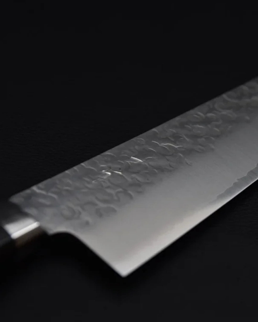 Japanese knife Hitohira T10 Tsuchime Gyuto 180mm Pakka