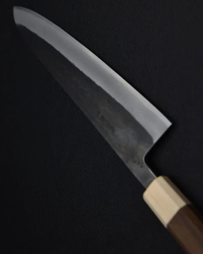 Japanese knife Hitohira TD Aogami #2 Stainless Clad Kurouchi Gyuto 240mm Walnut