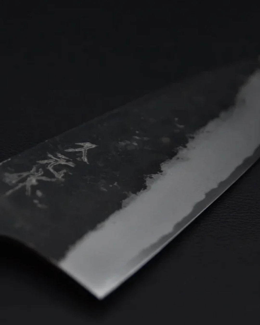 Couteau japonais Morihei Hisamoto Kurouchi Shirogami #2 Extra Height Gyuto 210mm Keyaki Zelkova