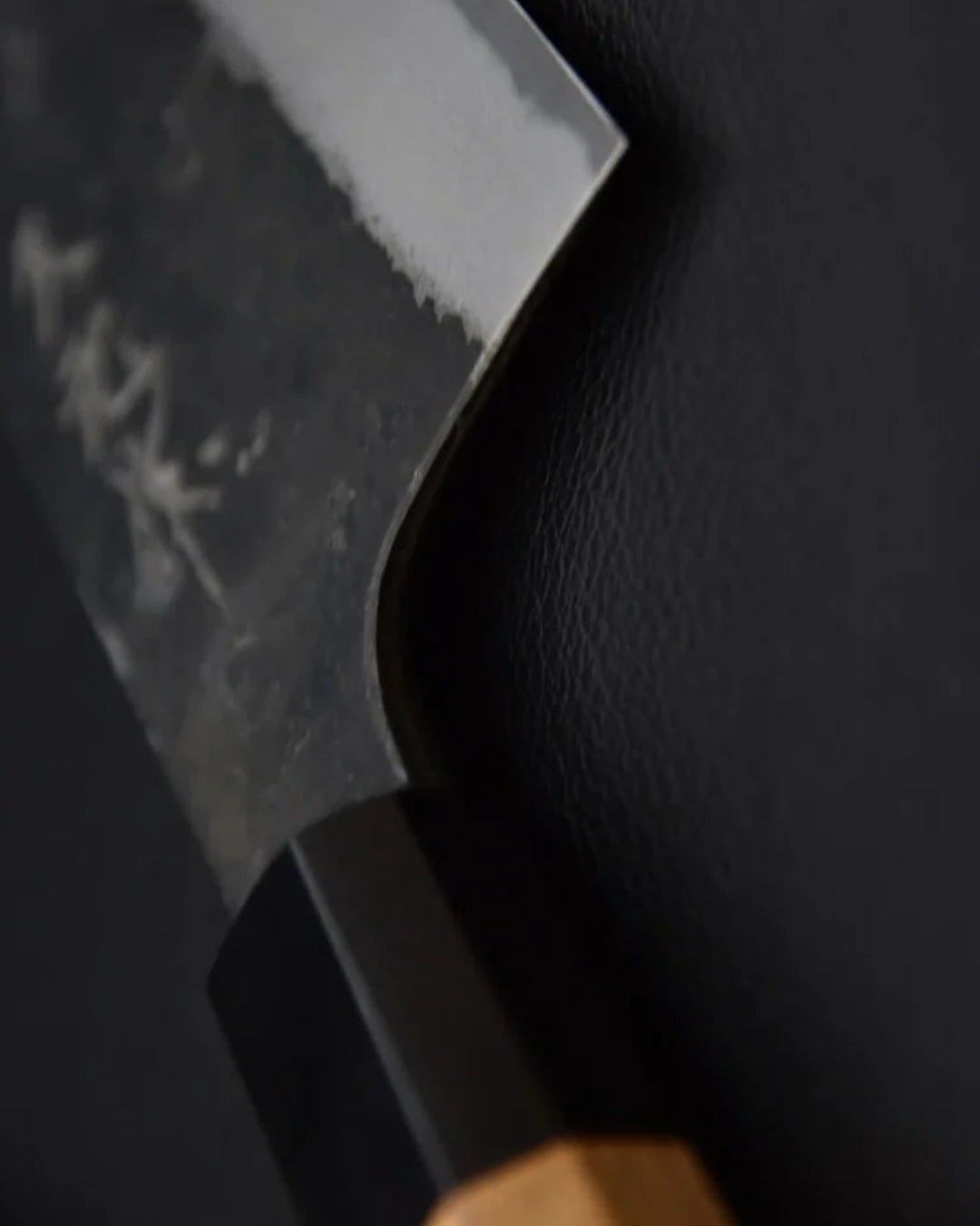 Couteau japonais Morihei Hisamoto Kurouchi Shirogami #2 Extra Height Gyuto 210mm Keyaki Zelkova