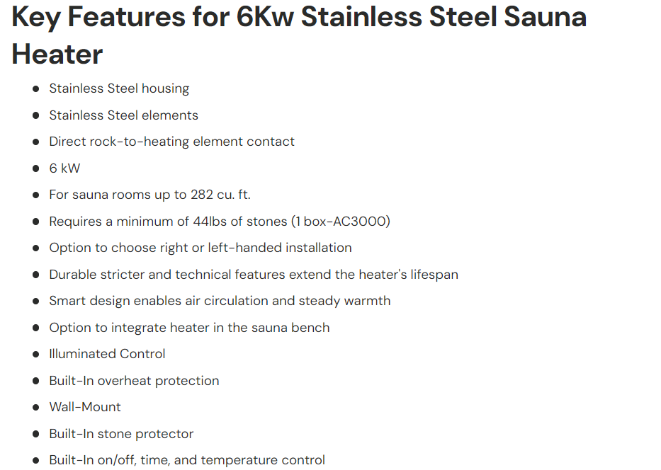 Sauna intérieur traditionnel en cèdre rouge pour 5 à 6 personnes – IC43-8000-TRA iComfort *Précommande pour juin 2026*