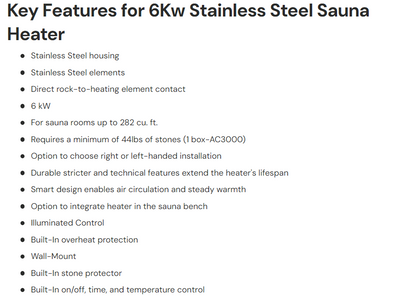 Sauna intérieur traditionnel en cèdre rouge pour 5 à 6 personnes – IC43-8000-TRA iComfort *Précommande pour juin 2026*