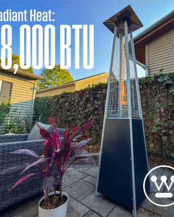 Westinghouse WES31-9200 Propane Patio Heater, Pyramid Style