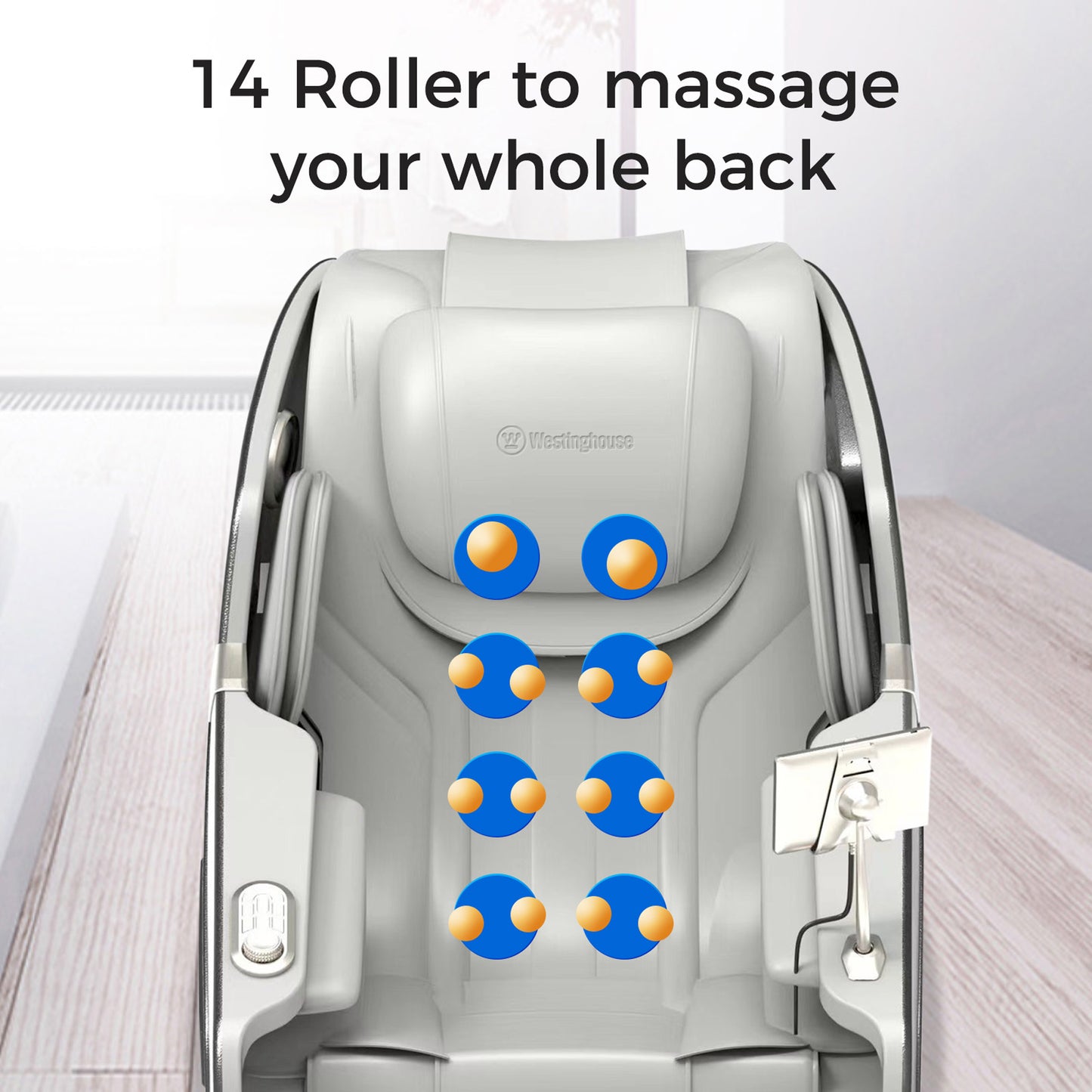 iComfort 5-6 Person Infrared Sauna IC43-7000 & Westinghouse Massage Chair WES41-5000