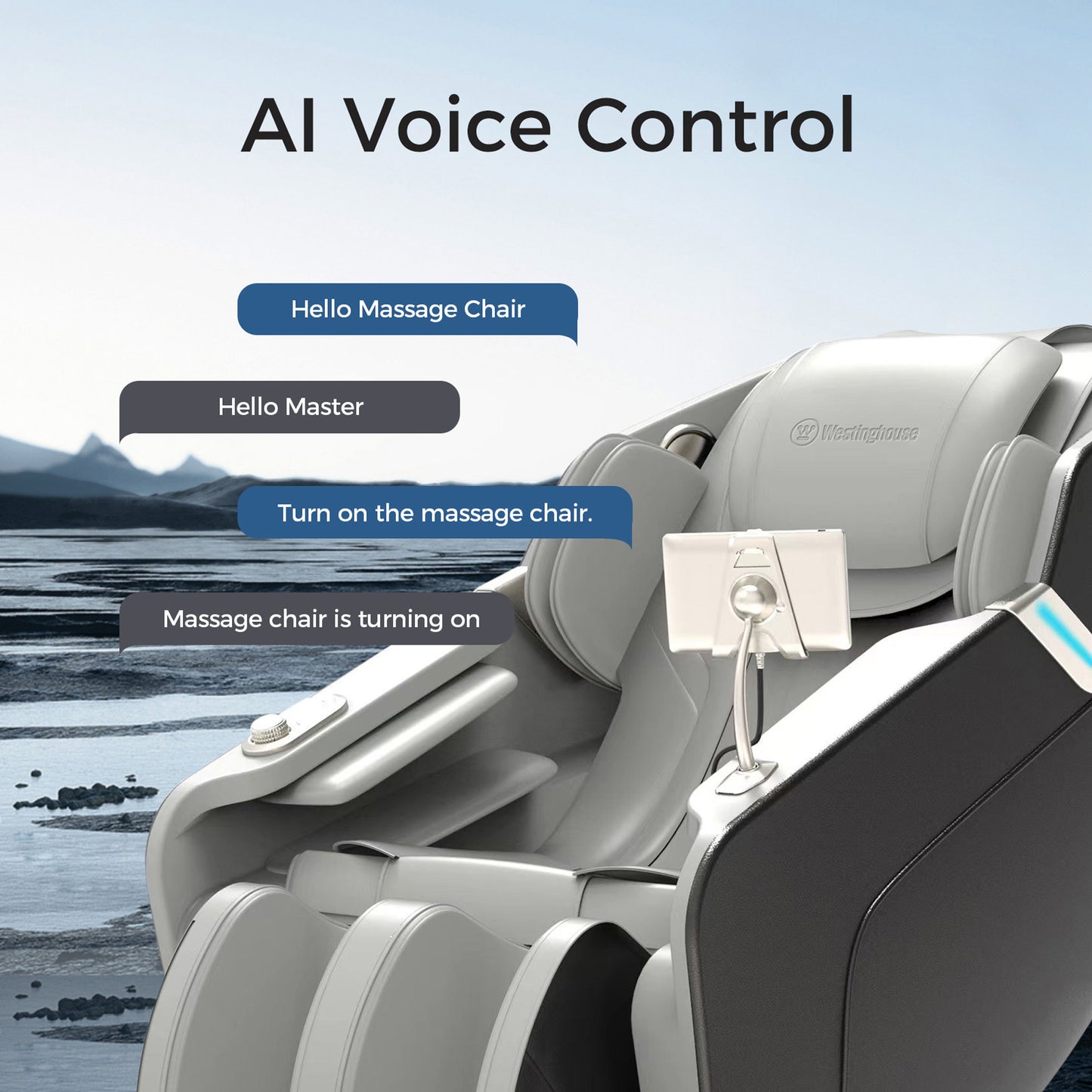 iComfort 5-6 Person Infrared Sauna IC43-7000 & Westinghouse Massage Chair WES41-5000
