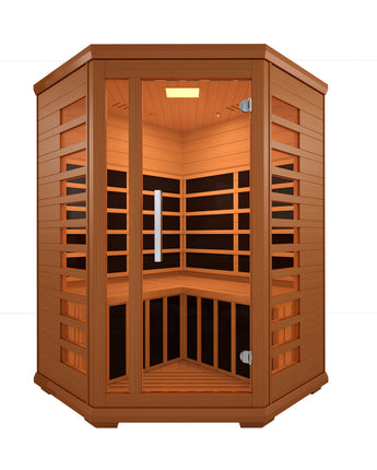 Sauna intérieur infrarouge en angle Westinghouse WES43-2100 pour 1 à 3 personnes 