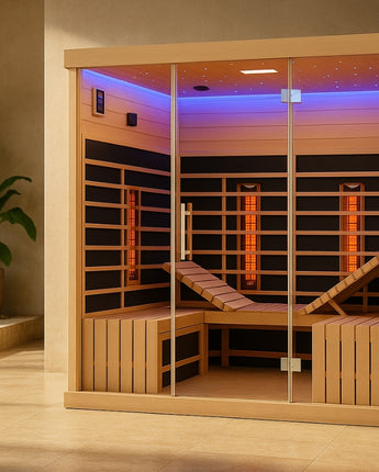 Sauna intérieur infrarouge Westinghouse pour 5-6 personnes WES43-6000