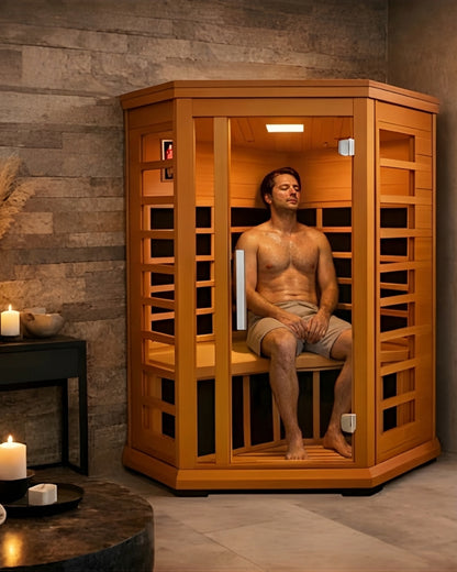 Westinghouse 1 to 3 person Cornered Infrared Sauna WES43-2100
