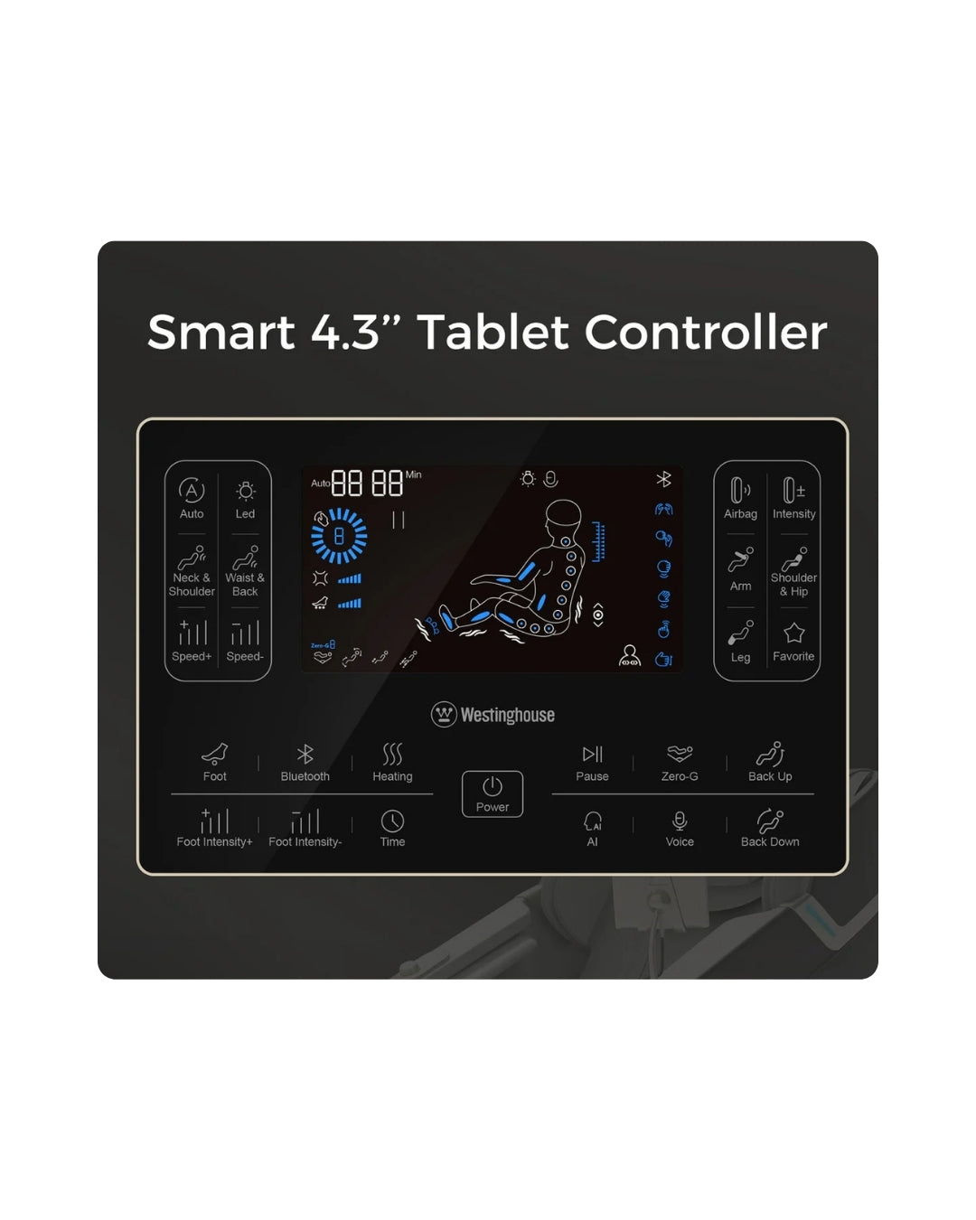 Westinghouse Grey Massage Chair WES41-5000