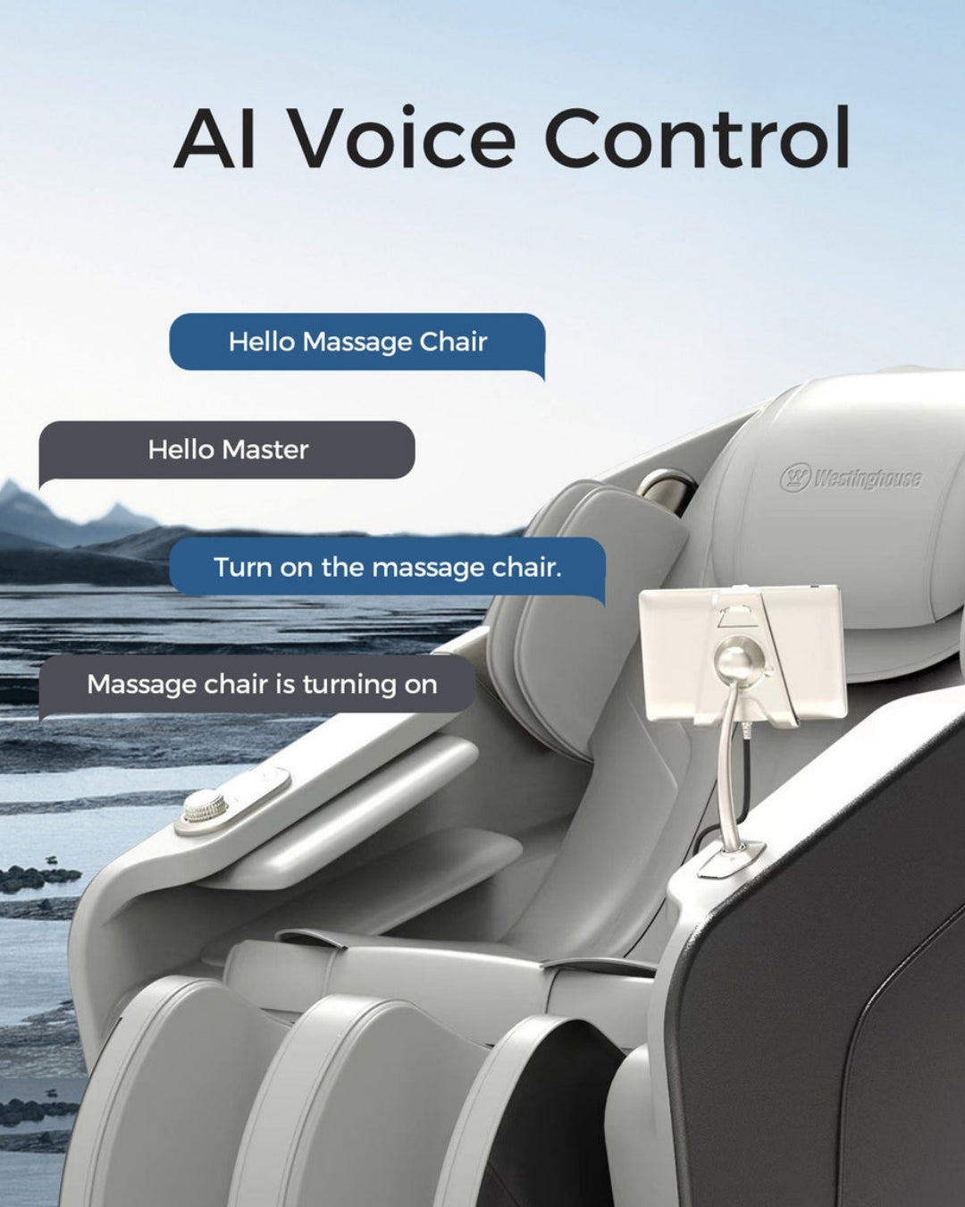 Westinghouse Grey Massage Chair WES41-5000