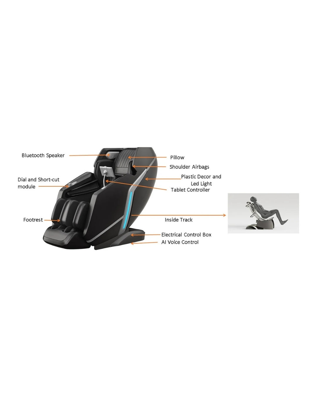 Westinghouse Massage Chair WES41-910-4D