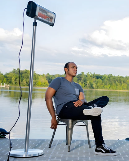 Chauffage extérieur électrique infrarouge électrique monté sur poteau Westinghouse