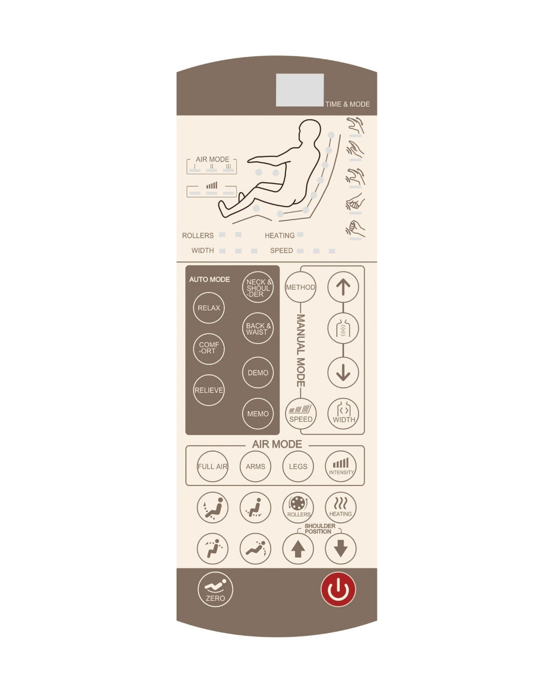 Westinghouse Red & White Massage Chair WES41-680