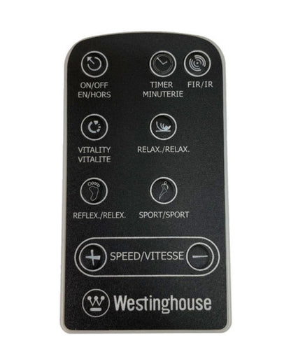Westinghouse WES42-0909-BLK Foot massager with Wireless Remote Control