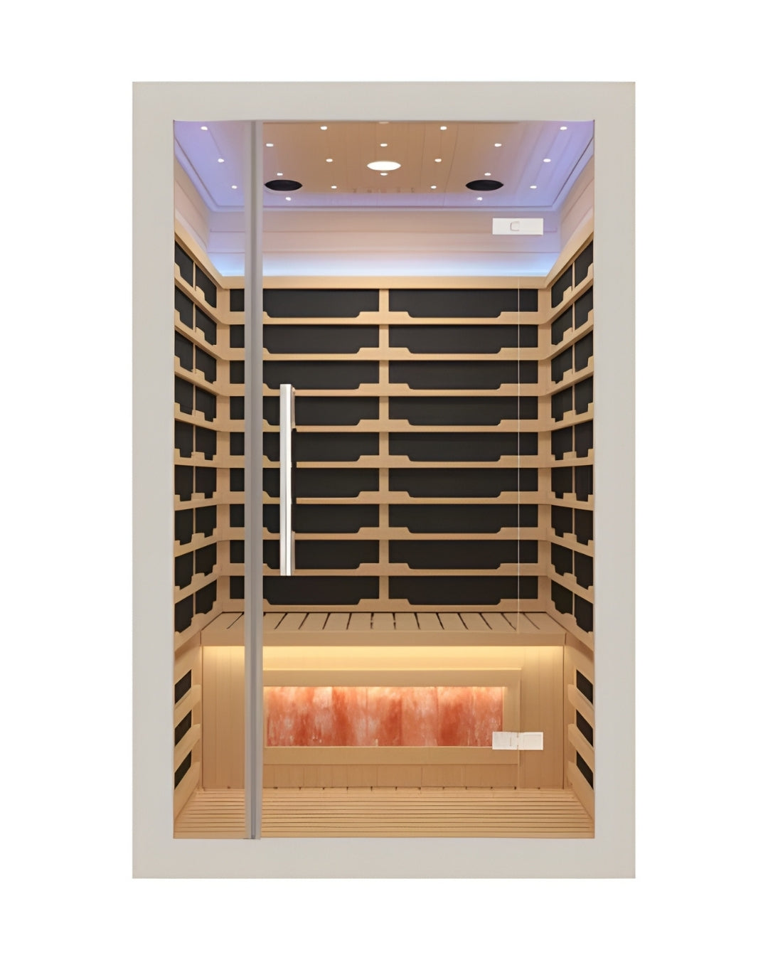 Sauna intérieur infrarouge blanc iComfort IC43-1860-BLANC pour 2 personnes