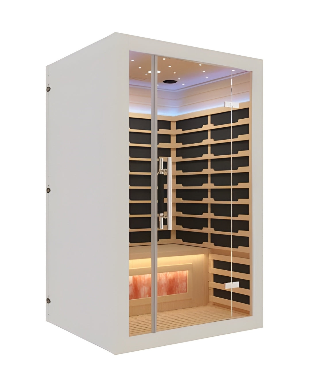 Sauna intérieur infrarouge blanc iComfort IC43-1860-BLANC pour 2 personnes