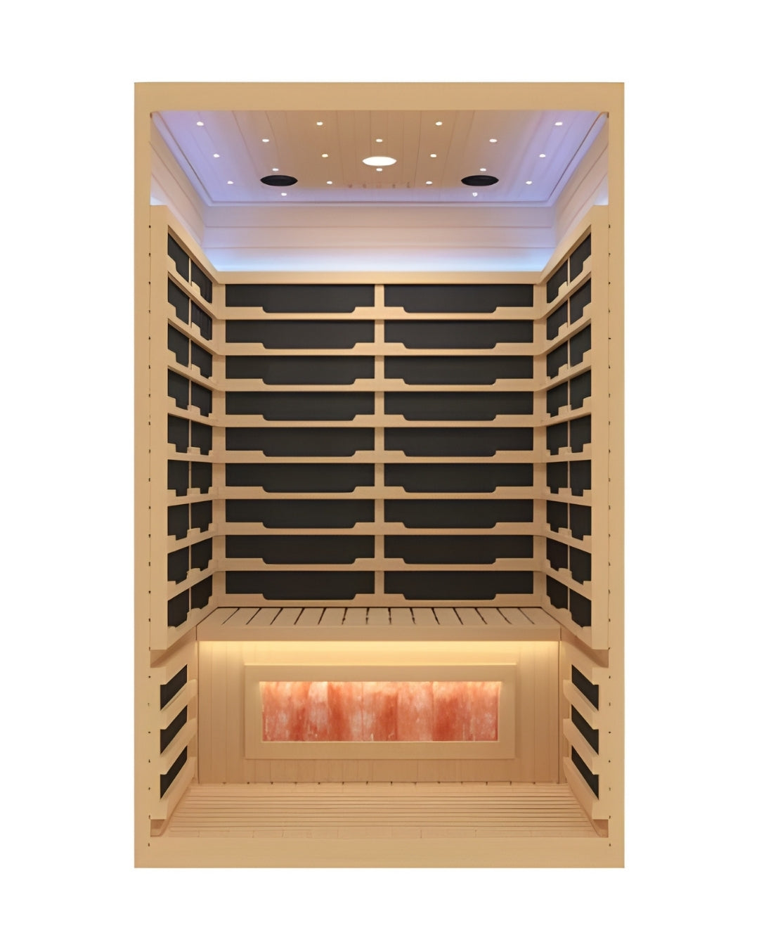 Sauna intérieur infrarouge blanc iComfort IC43-1860-BLANC pour 2 personnes