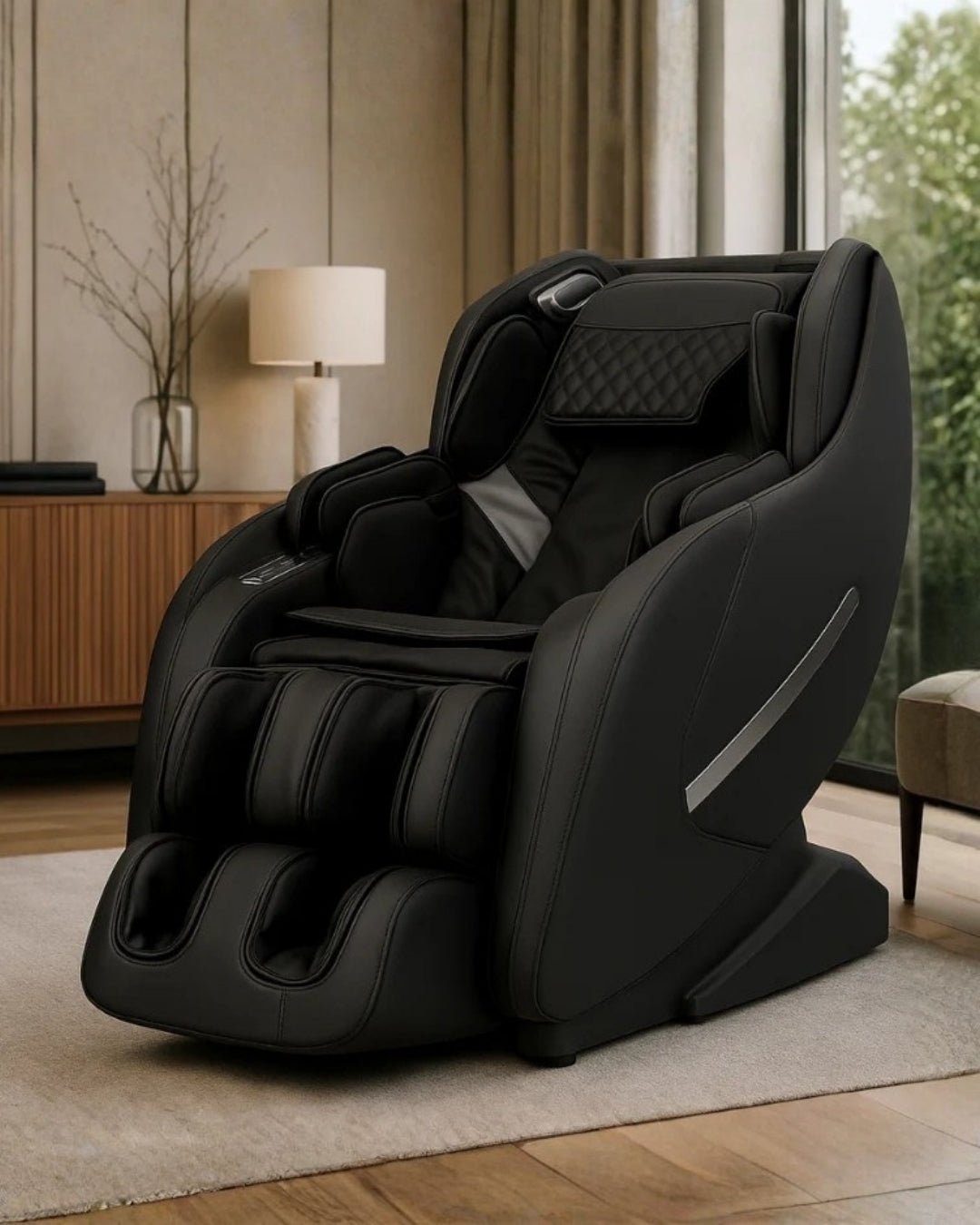 iComfort Black Massage Chair IC3860
