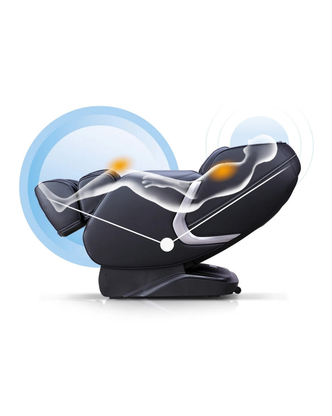 Fauteuil à massage noir iComfort IC3970