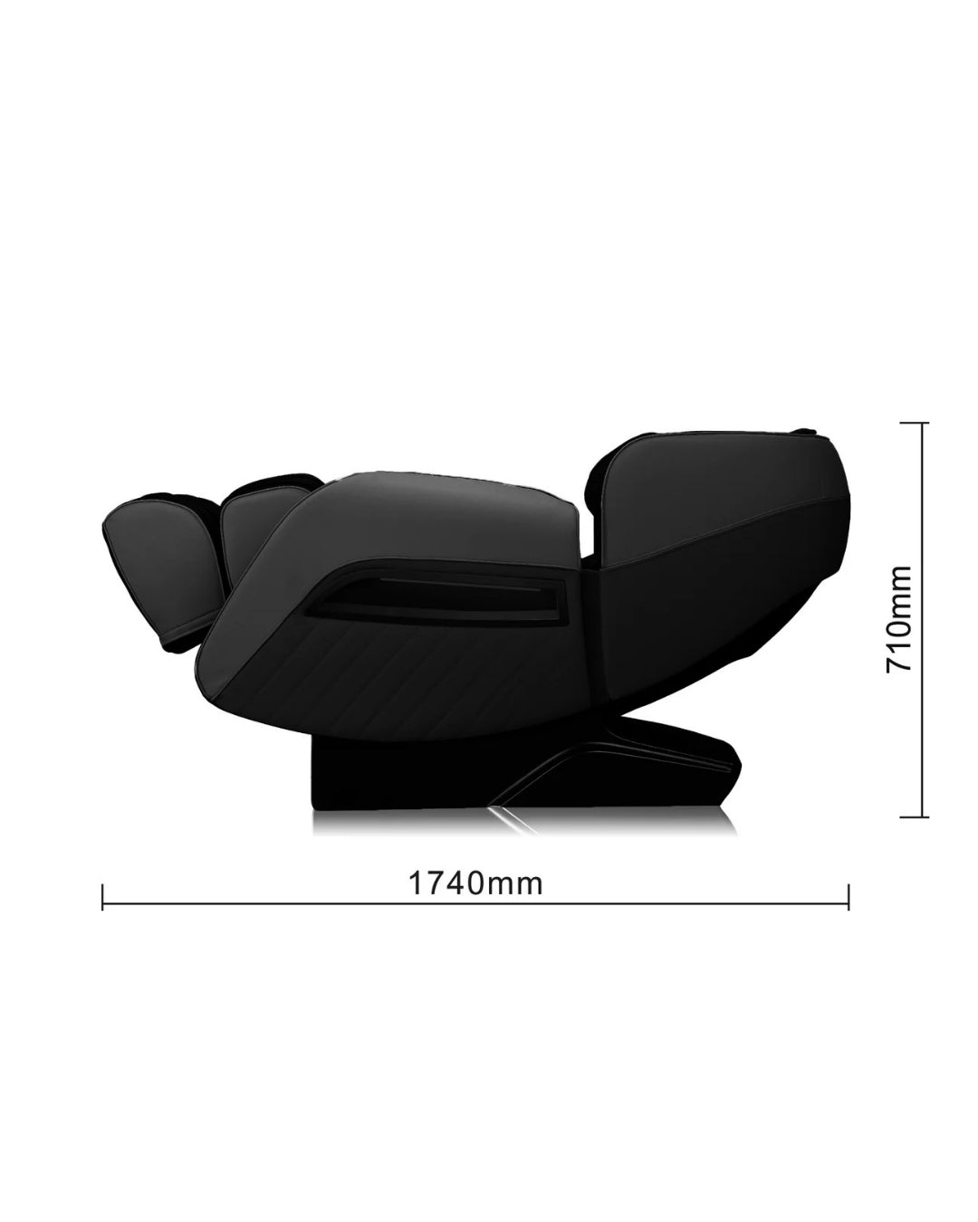 Fauteuil à massage noir iComfort IC7500