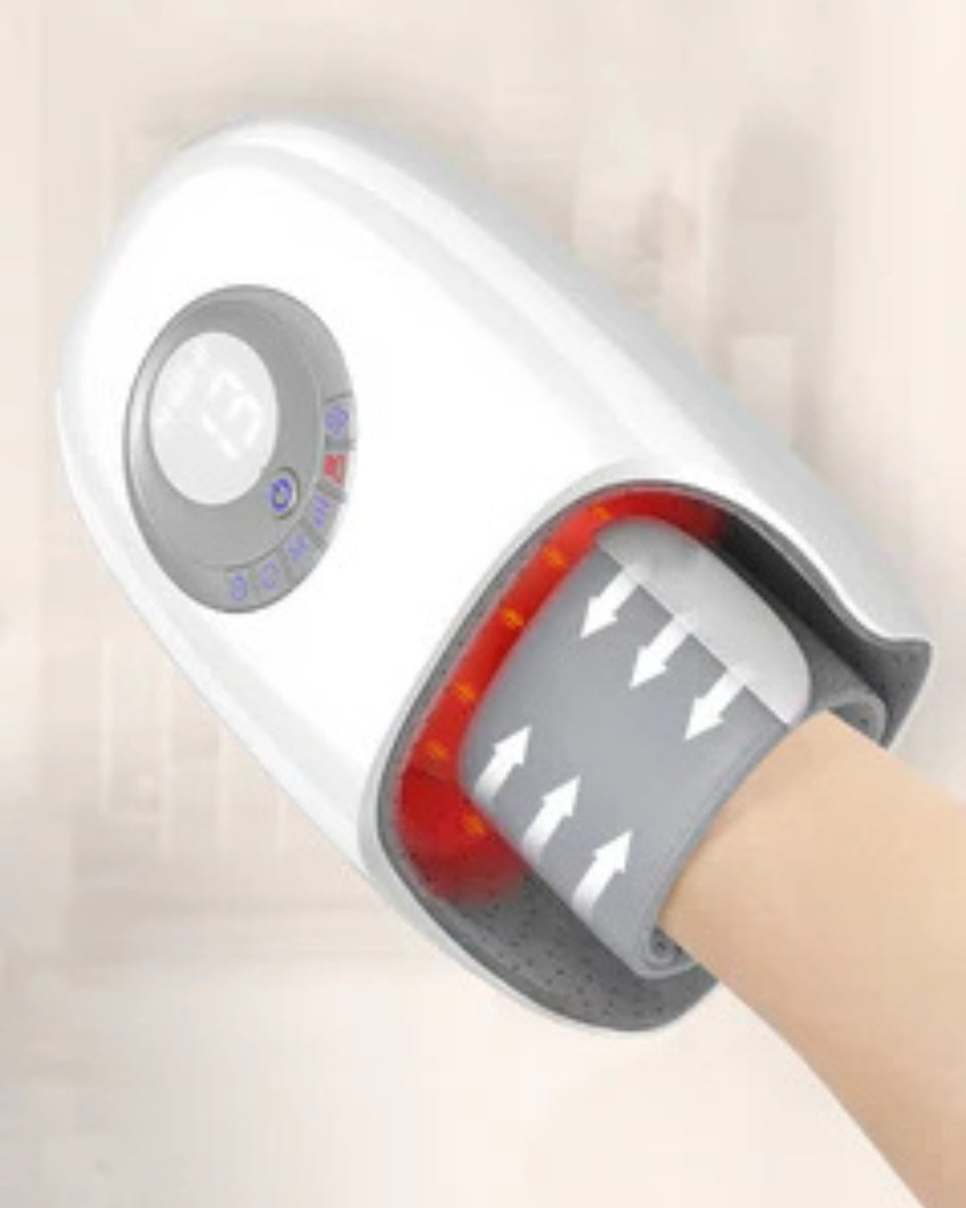 iComfort IC-0162 cordless shiatsu massager with cooling and heating functions for hands